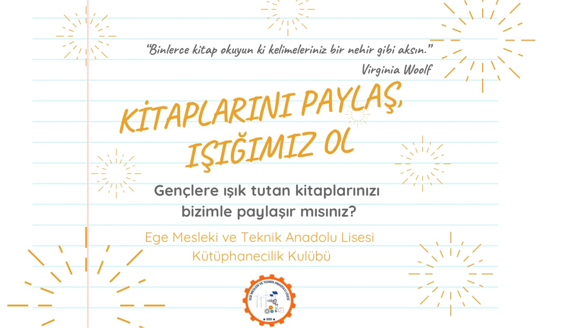 Kitaplarını Paylaş, Işığımız Ol!